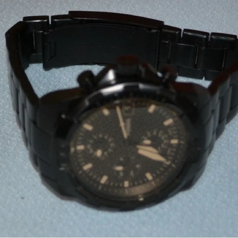 FOSSIL FS5851 CHRONOGRAPH BLACK  BRACELET‎ WATCH EUC